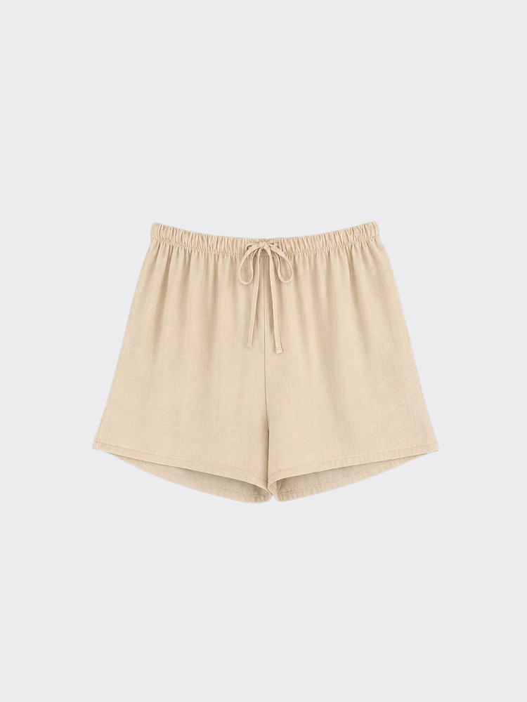 Rustic shorts beige