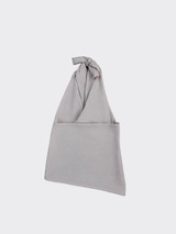 Satin halter top with tie at the back beige