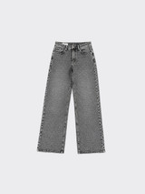 Sparkly straight fit jeans black