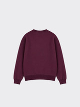Star studded sweatshirt Burgundy
