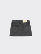 S21 Denim skirt black