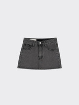 S21 Denim skirt black