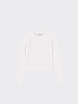 Basic long-sleeved t-shirt White