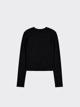 Basic long-sleeved t-shirt Black