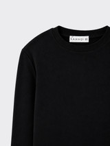 Basic long-sleeved t-shirt Black