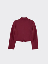 Asymmetrical blazer Burgundy