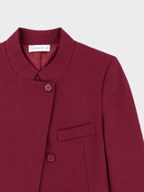 Asymmetrical blazer Burgundy