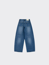 S21 Jeans barrel folded waist Blue