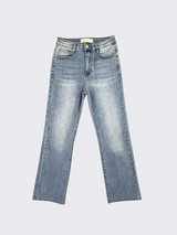 S21  straight wide leg back star detail