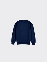 Sweatshirt with graphic and star details blue