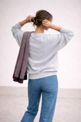 Embroidered cambridge sweatshirt