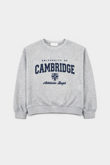 Embroidered cambridge sweatshirt