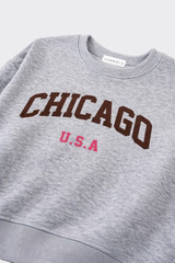 Printed chicago sweatshirt