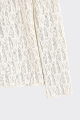 Long sleeve lace t-shirt