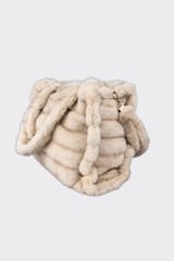 Shopper bag effect hair beige