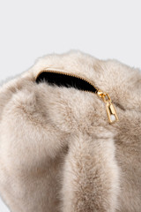 Shopper bag effect hair beige