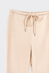 Bell bottom trousers beige