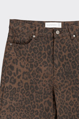 S21 wide-leg animal print