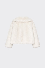 Faux fur jacket white