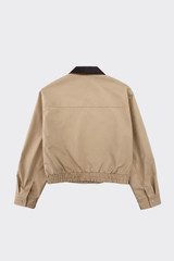 Bomber jacket with patch pockets