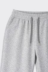 Wide leg jogger trousers grey