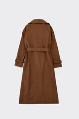 Long flowing trench coat