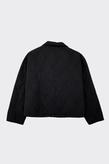 Puffer jacket front pockets