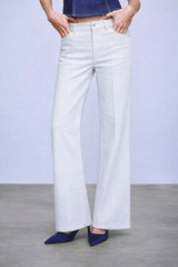 S21 Jeans wide leg seams detail
