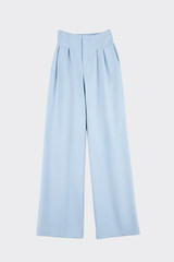 High-waist wide Leg trousers blue