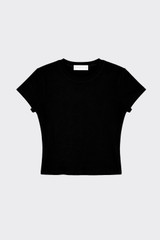 Basic short sleeve T-shirt black