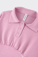 Cropped Polo Sweatshirt