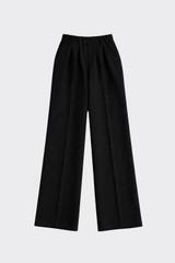Wide-Leg Trousers with Pleats