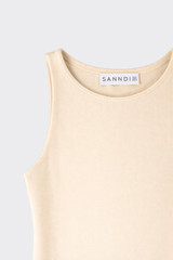 High Neck Sleeveless Bodysuit Yellow