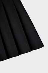 Pleated skort black