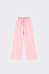 Wide-leg tailored trousers pink