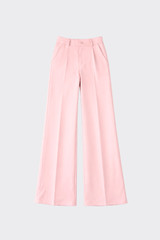 Wide-leg tailored trousers pink