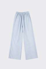 Wide-leg tailored trousers blue