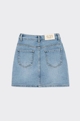 Sparkly Denim Mini Skirt
