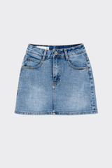 Sparkly Denim Mini Skirt