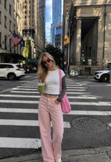 Straight jeans with back stars