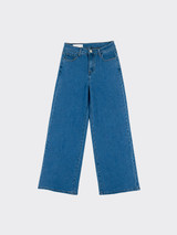 Jeans mid-rise wide leg star