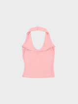 Halter crop top Pink