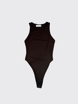 Wide-strap bodysuit Brown