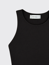 Wide-strap bodysuit Black