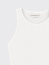 Wide-strap bodysuit White