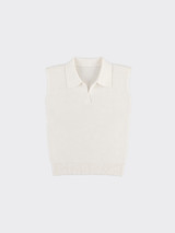White polo tshirt with pads