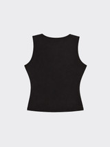Tank corset top black