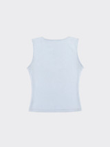 Tank corset top sky blue