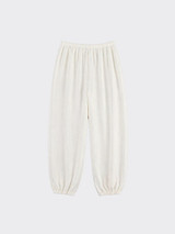 Fluid Harem Pants White