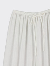 Fluid Harem Pants White